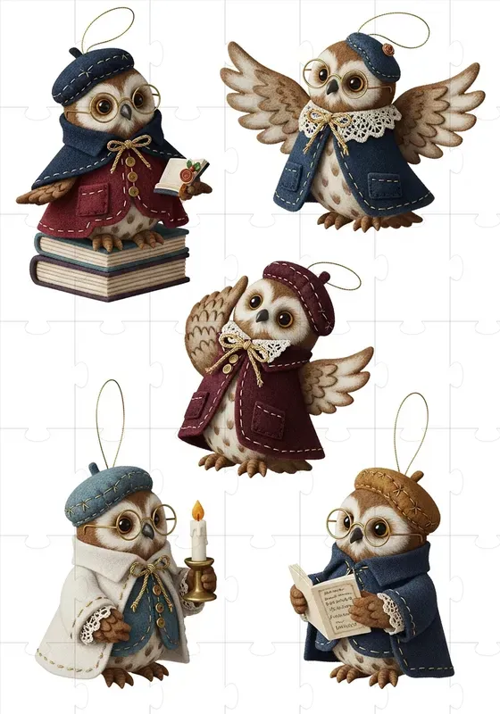 French Felt Ornament Collections