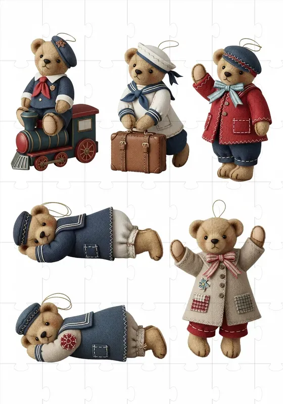 French Felt Ornament Collections