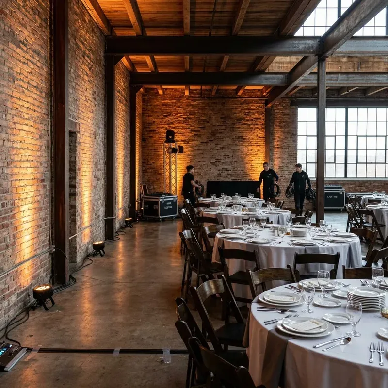 Event Lighting Test Shot Photo Builders