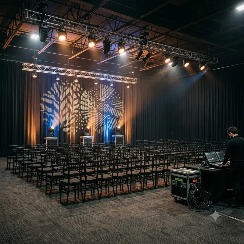 Event Lighting Test Shot Photo Builders