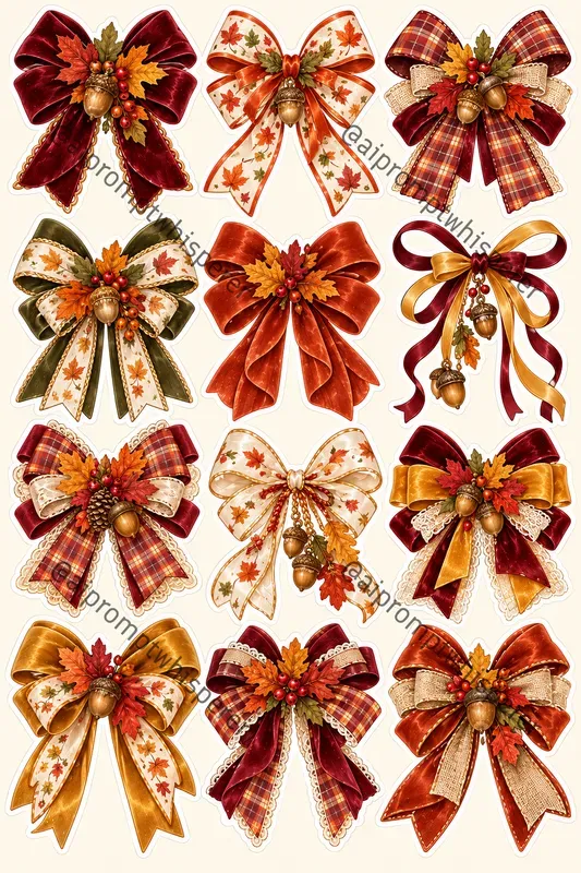 Coquette Bows Sticker Sheets For Etsy