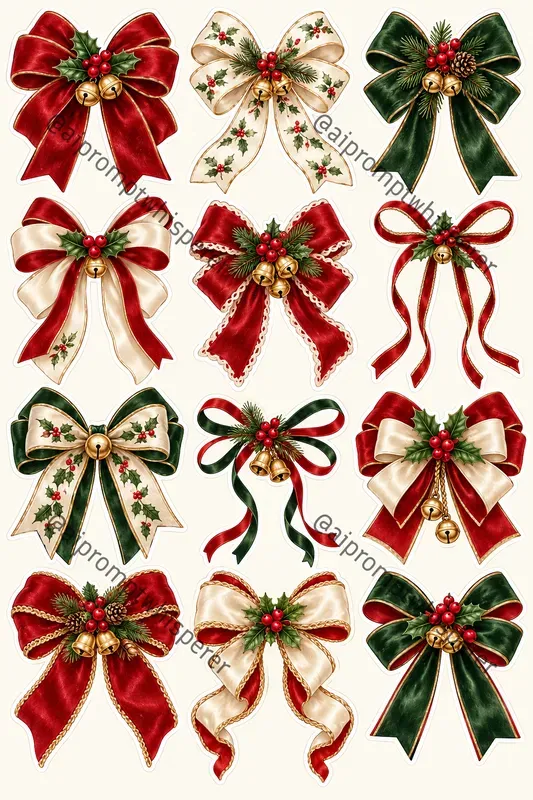Coquette Bows Sticker Sheets For Etsy