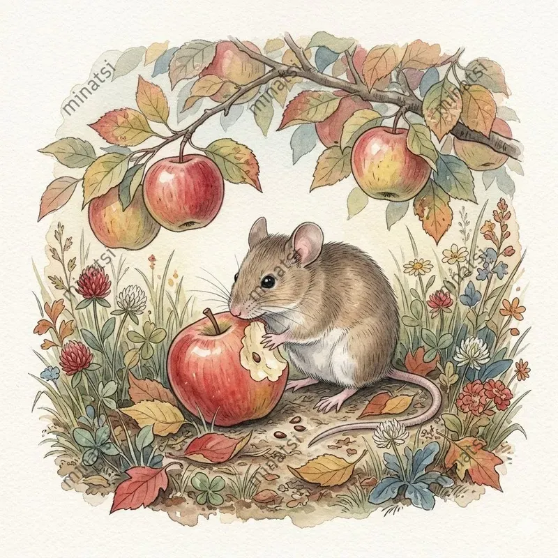 Vintage Watercolor Garden Illustrations