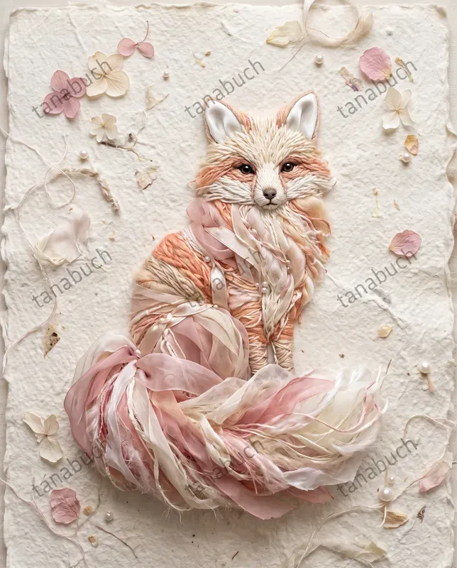 Delicate Thread Ribbon Sculptures