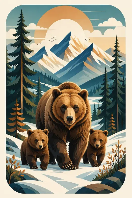 Minimalist Wildlife Posters