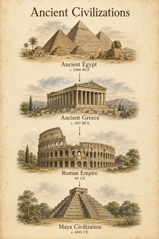 Vintage Historical Timeline Generator