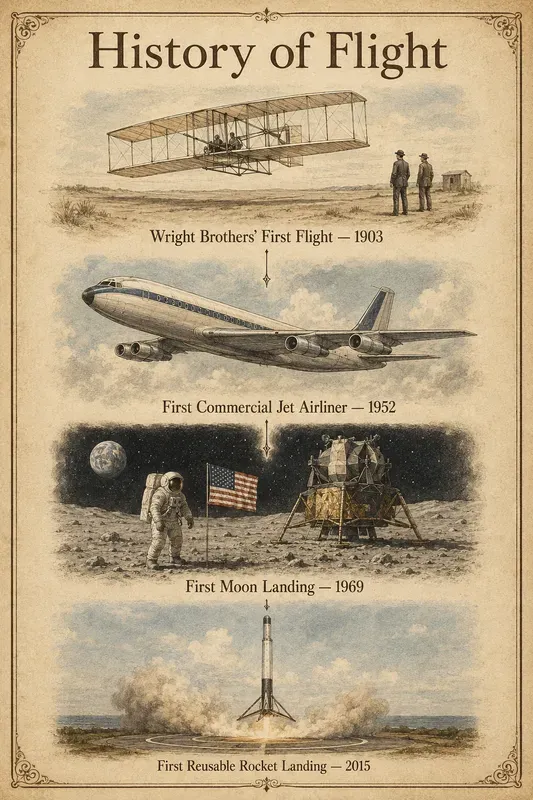 Vintage Historical Timeline Generator