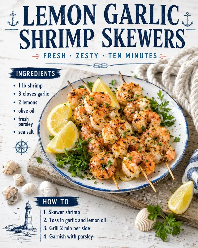 Nautical Recipe Poster Generator