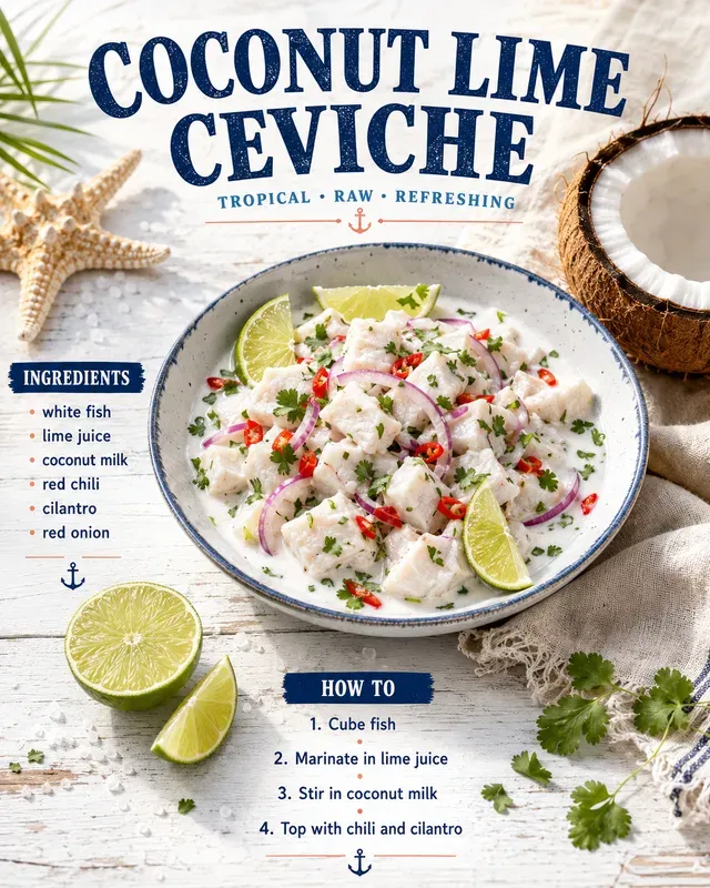 Nautical Recipe Poster Generator