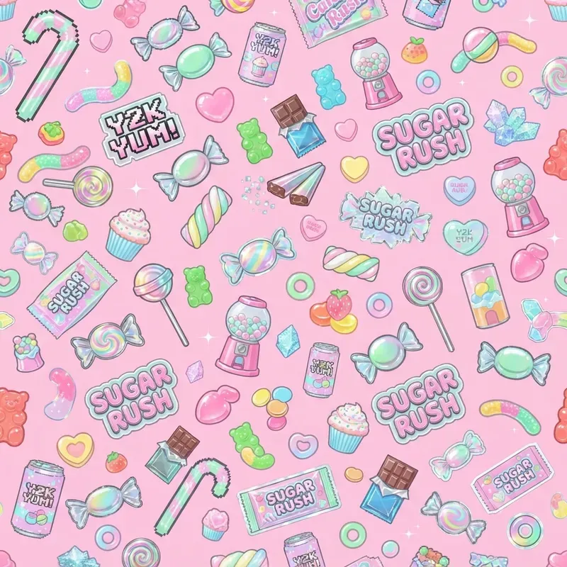 Y2k Seamless Pattern Generator