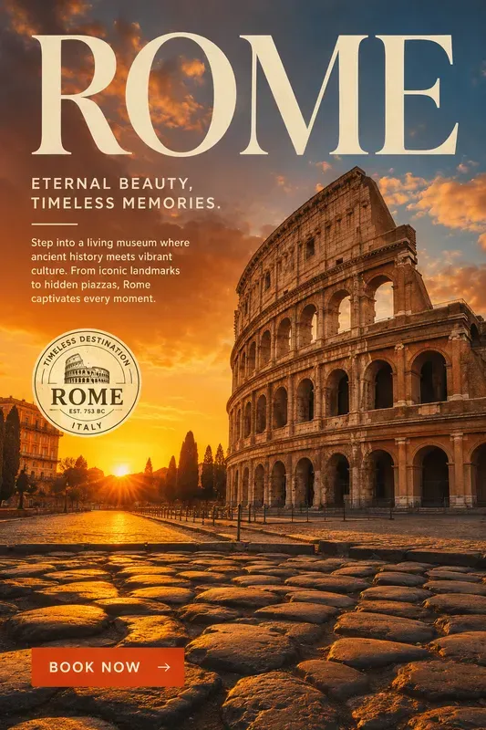 Commercial Luxury Travel Poster Creators