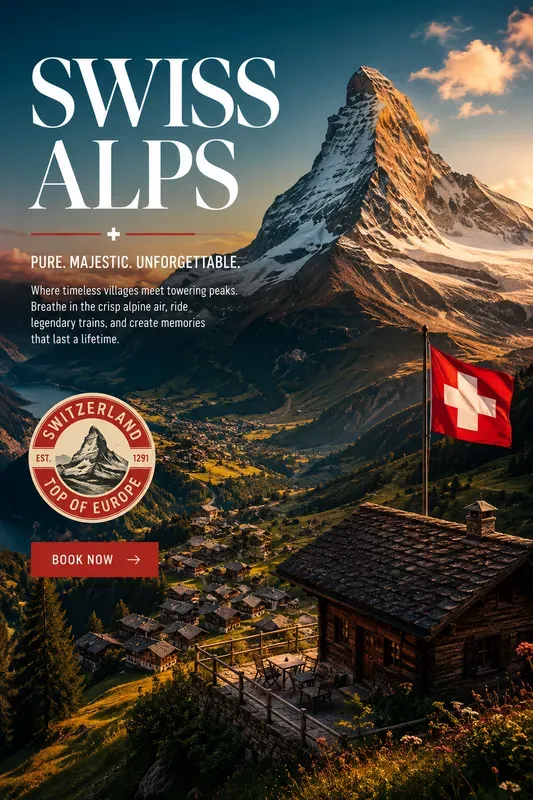 Commercial Luxury Travel Poster Creators