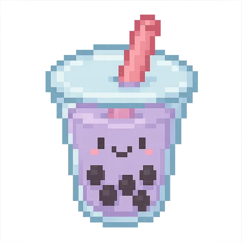 Pixel Art Kawaii Foods