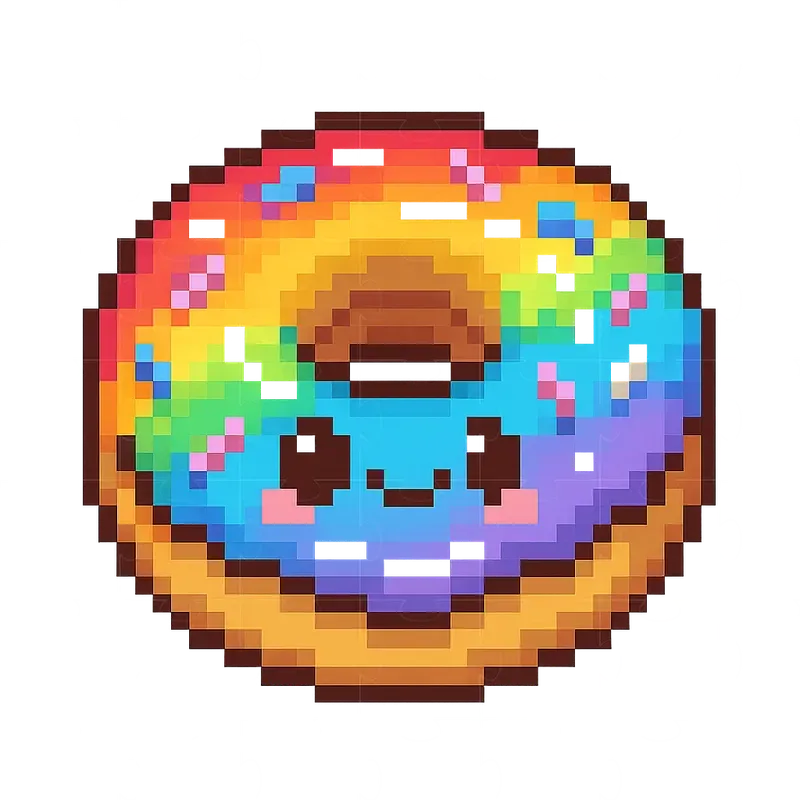 Pixel Art Kawaii Foods