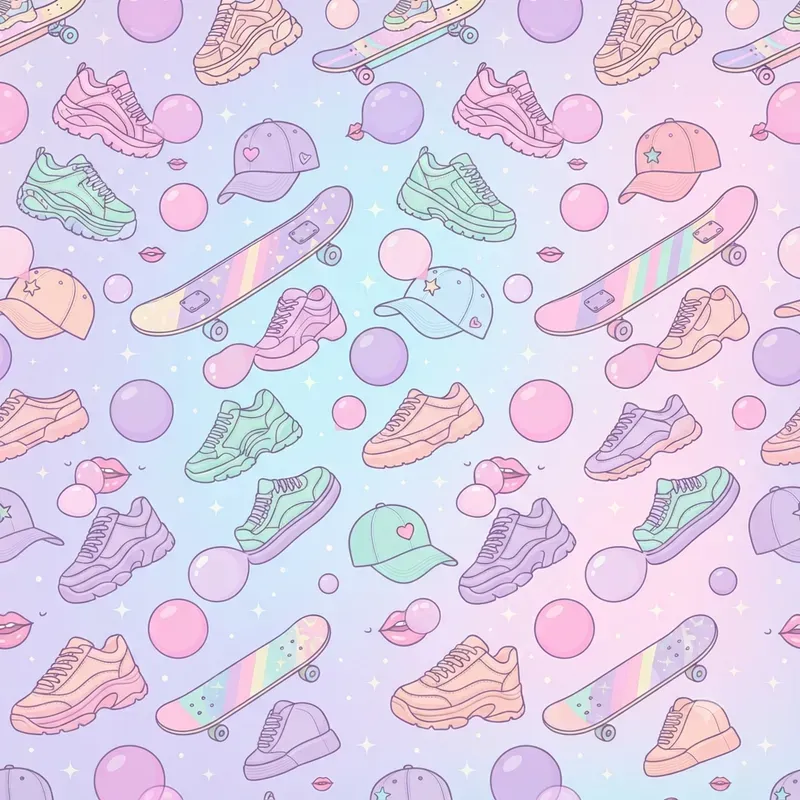 Seamless Pastel Aesthetic Patterns