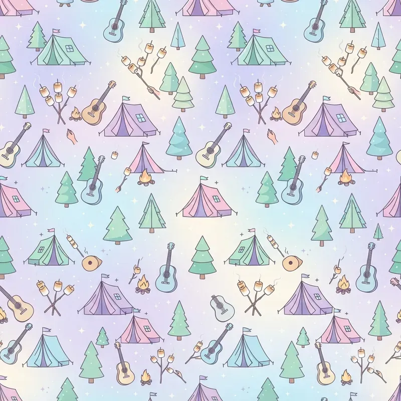 Seamless Pastel Aesthetic Patterns