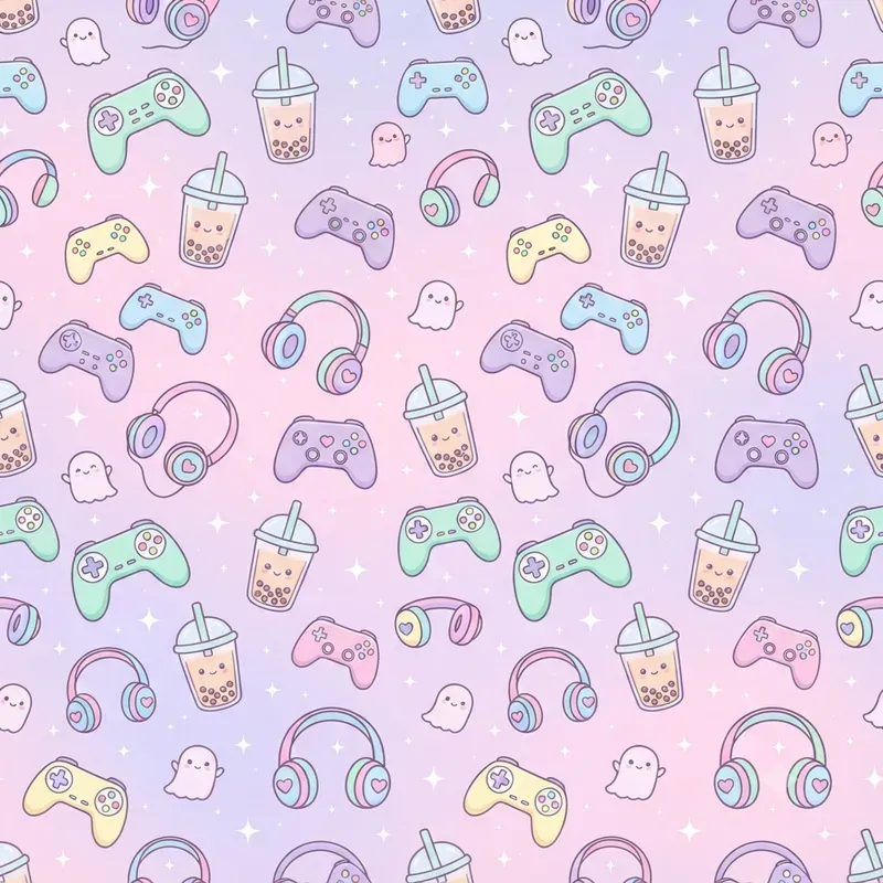 Seamless Pastel Aesthetic Patterns