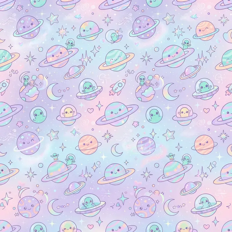 Seamless Pastel Aesthetic Patterns