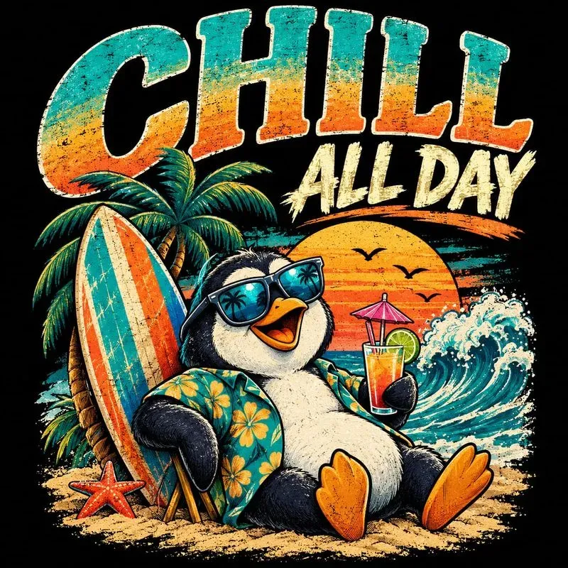 Summer Animal Tshirt Designs