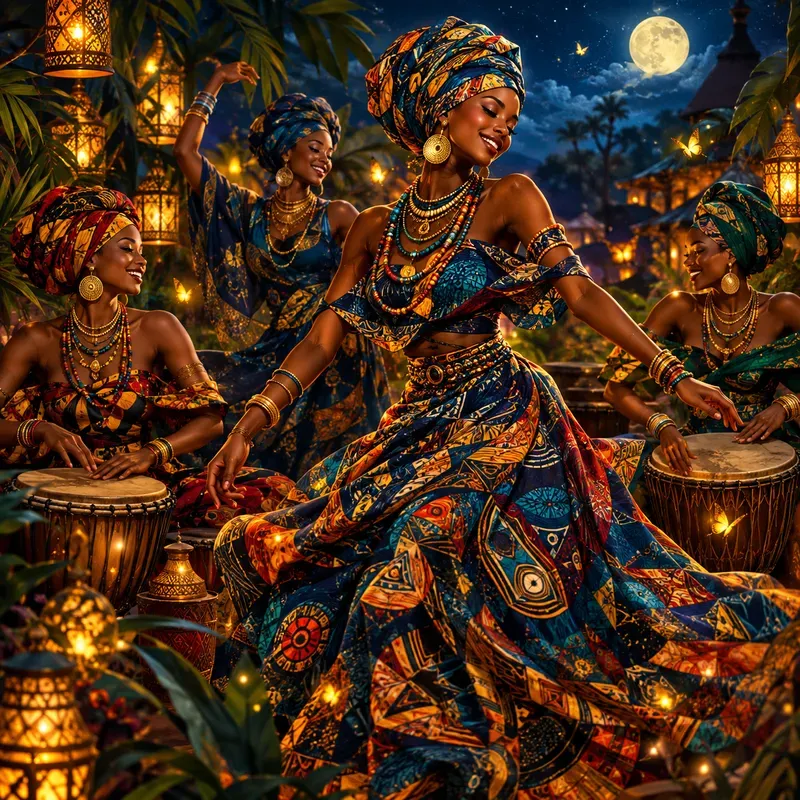 African Rhythm Dream Art