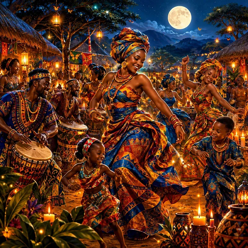 African Rhythm Dream Art