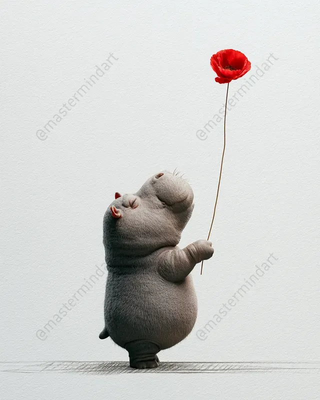 Minimal 3D Animal Wall Art