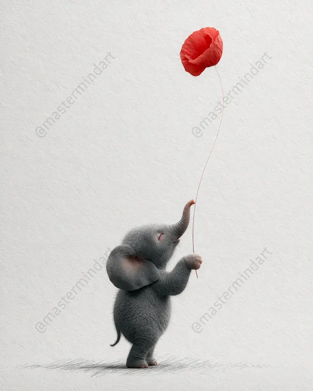 Minimal 3D Animal Wall Art