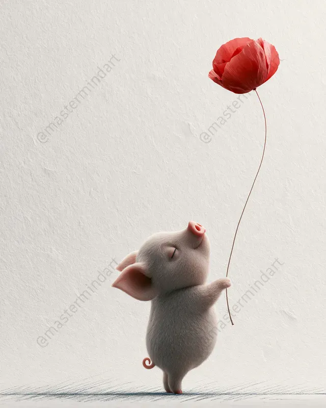 Minimal 3D Animal Wall Art