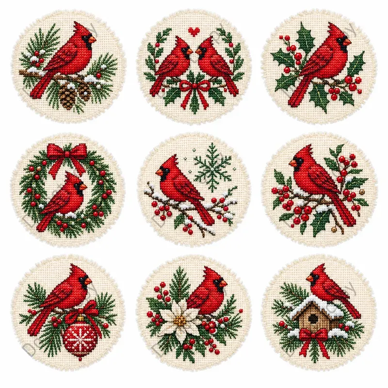 Christmas Cross Stitch Art Sets