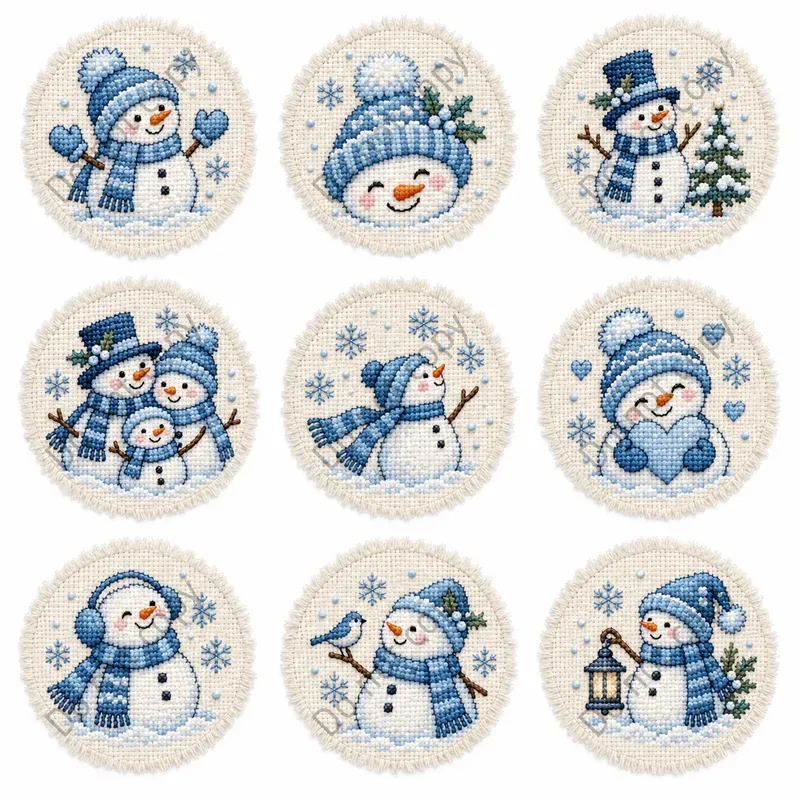 Christmas Cross Stitch Art Sets