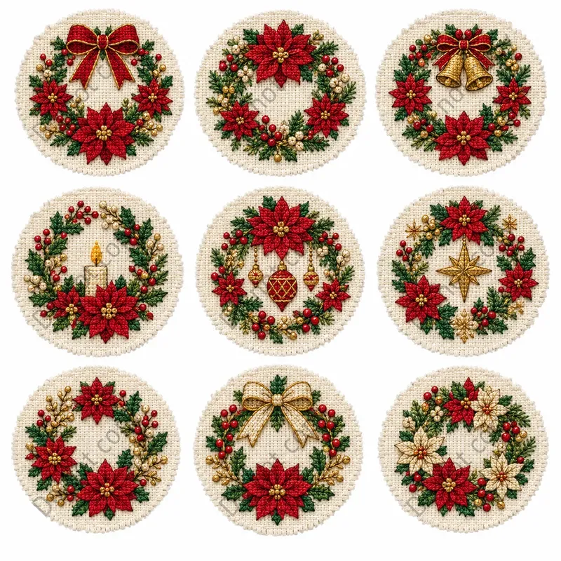 Christmas Cross Stitch Art Sets