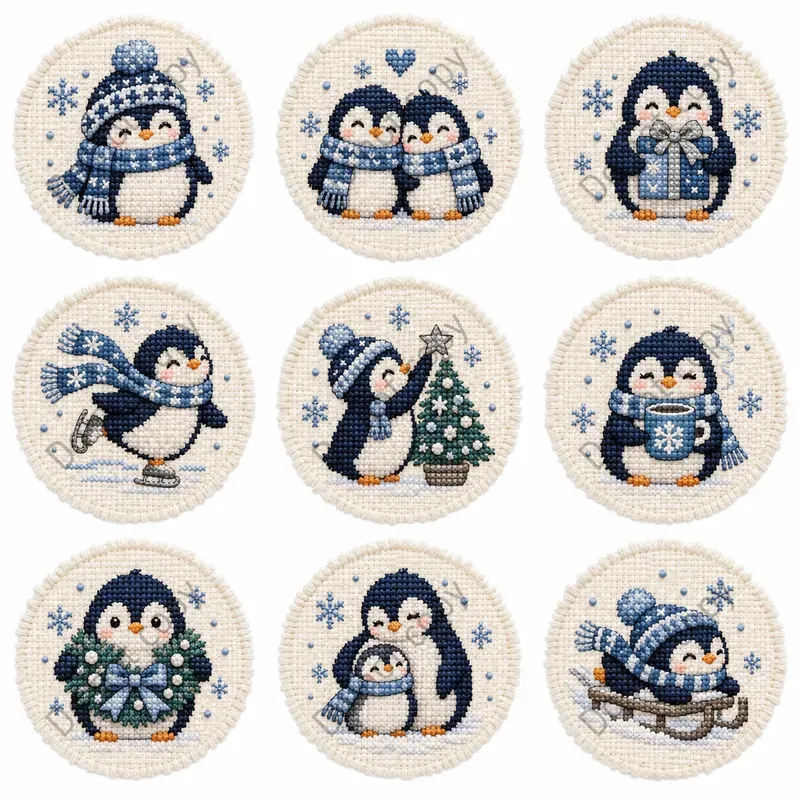 Christmas Cross Stitch Art Sets