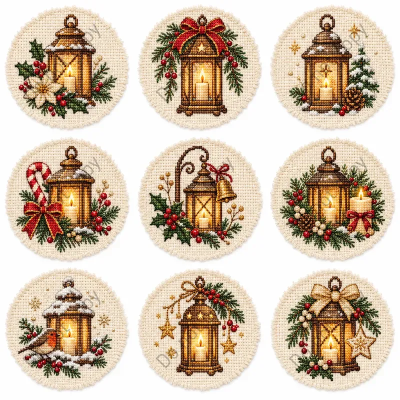 Christmas Cross Stitch Art Sets
