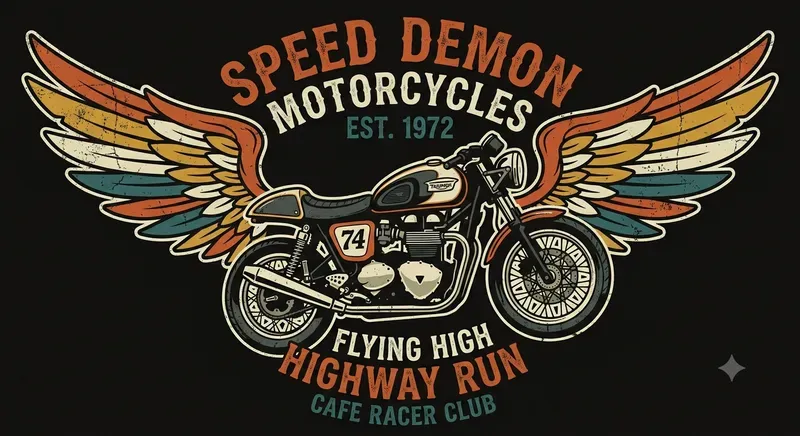 Retro 70s80s Tshirt Graphics