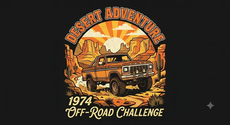 Retro 70s80s Tshirt Graphics