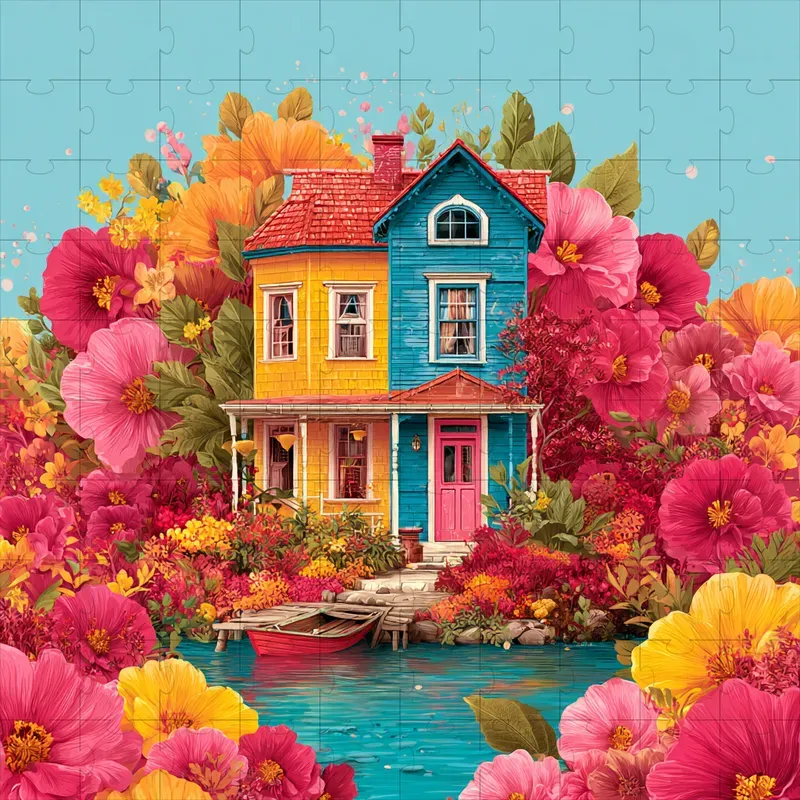 Vibrant Pop Vector Bloom Illustrations