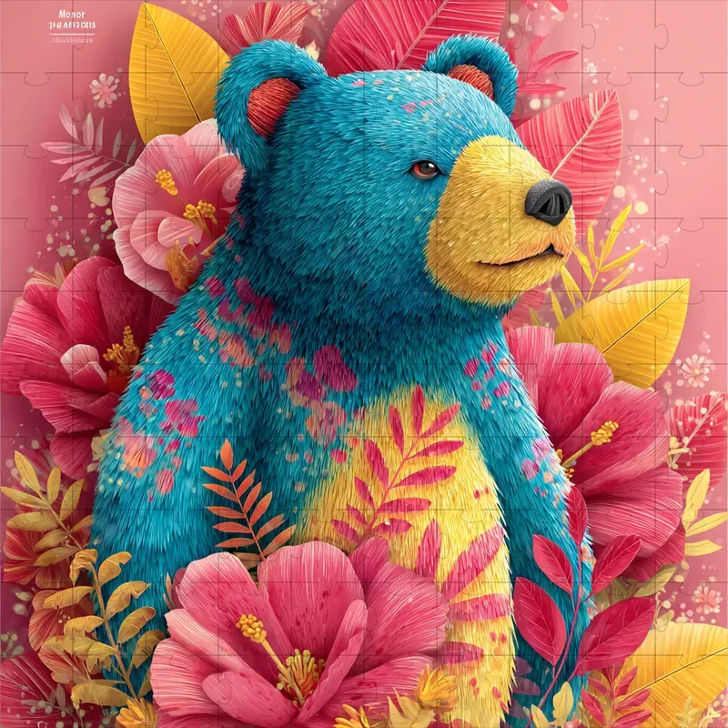 Vibrant Pop Vector Bloom Illustrations