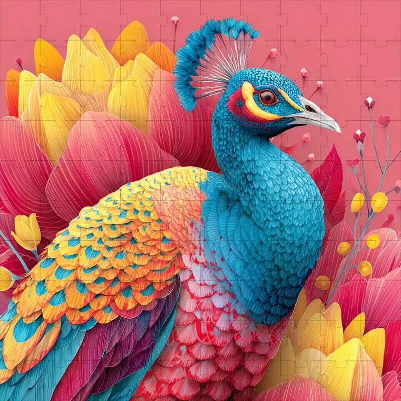 Vibrant Pop Vector Bloom Illustrations