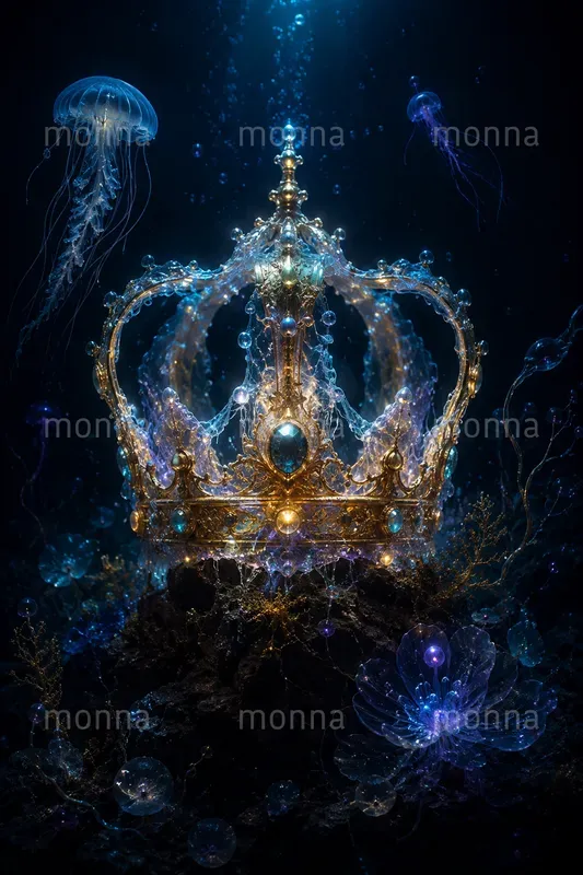 Bioluminescent Deep Sea Still Lifes