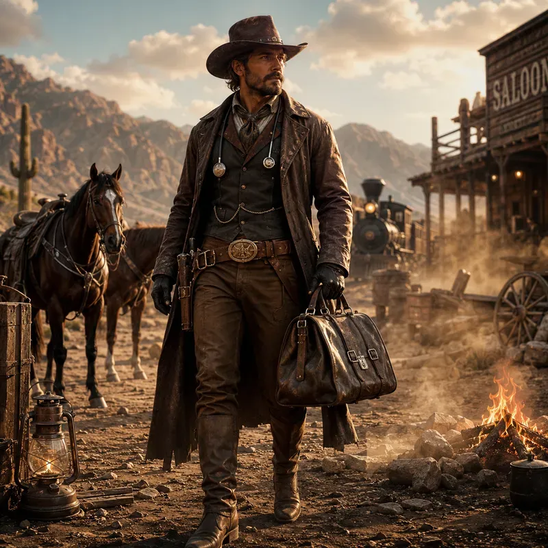 Wild West Cinematic Character Portraits