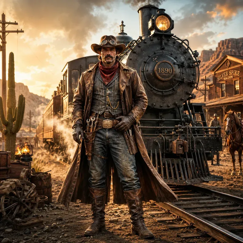 Wild West Cinematic Character Portraits