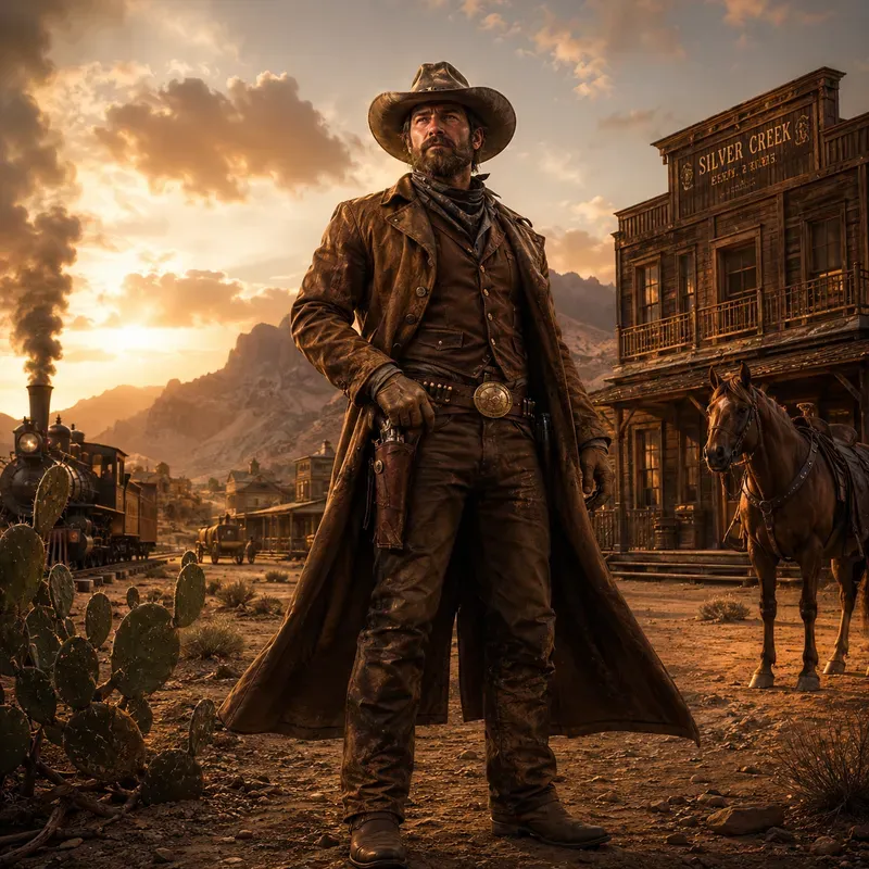Wild West Cinematic Character Portraits