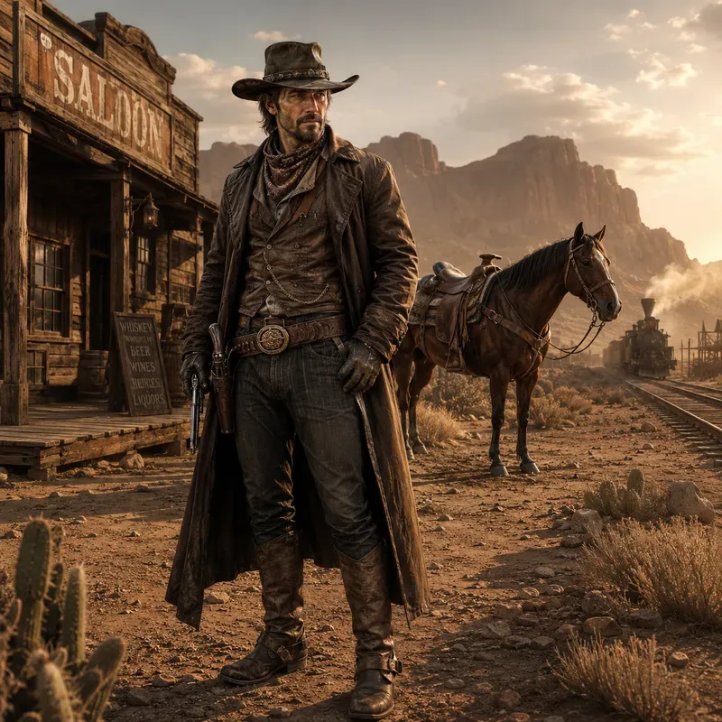 Wild West Cinematic Character Portraits