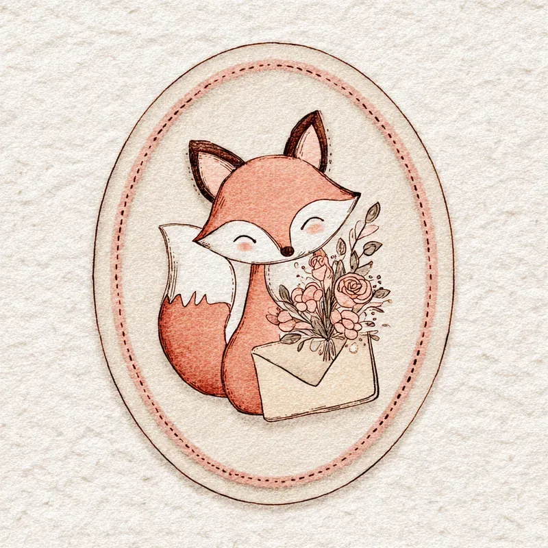 Storybook Valentine Badges