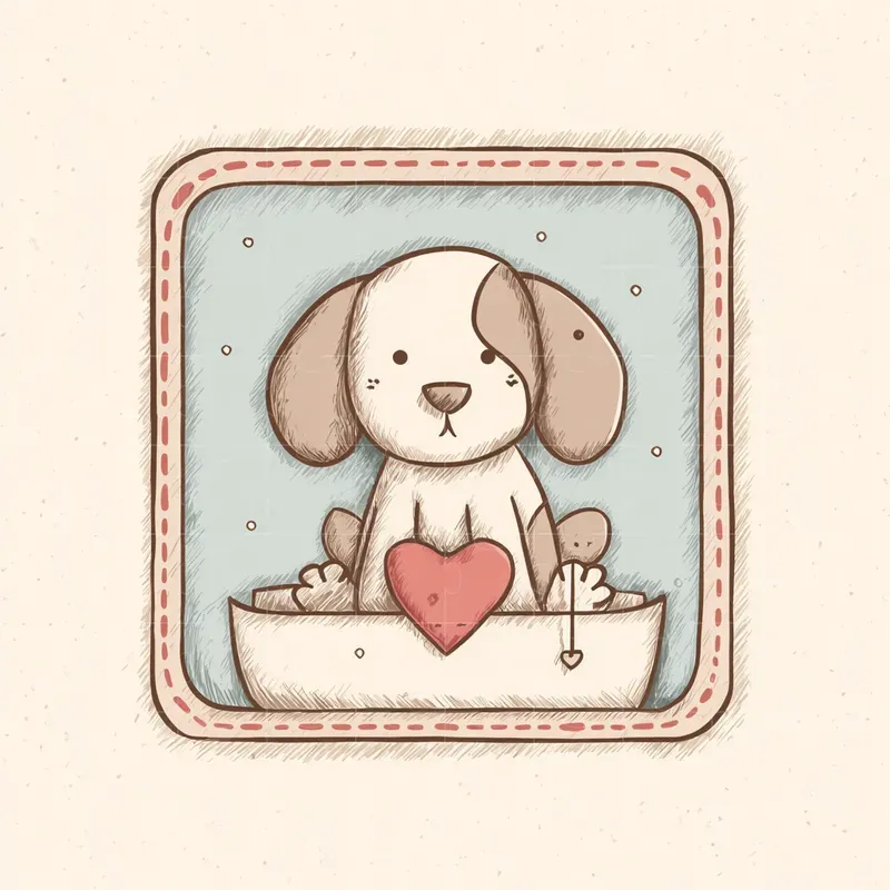 Storybook Valentine Badges
