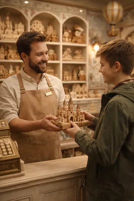 Cinematic Ultrarealistic Toy Shops