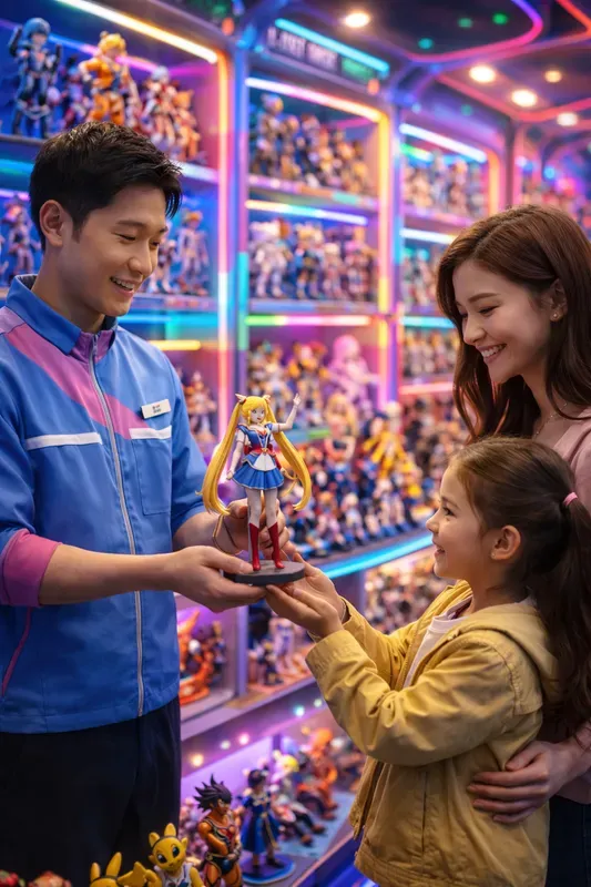 Cinematic Ultrarealistic Toy Shops