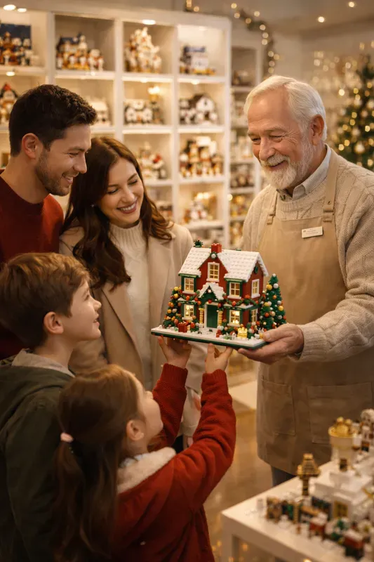 Cinematic Ultrarealistic Toy Shops