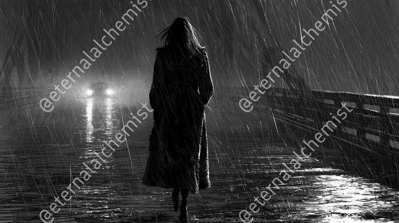 Inked Film Noir Scenes