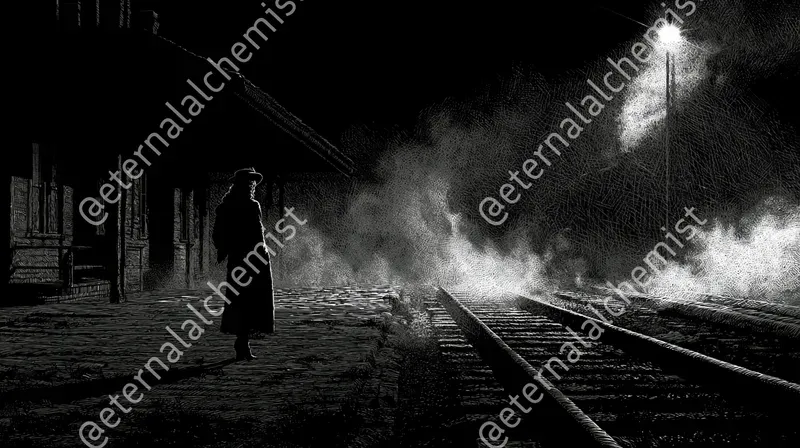 Inked Film Noir Scenes